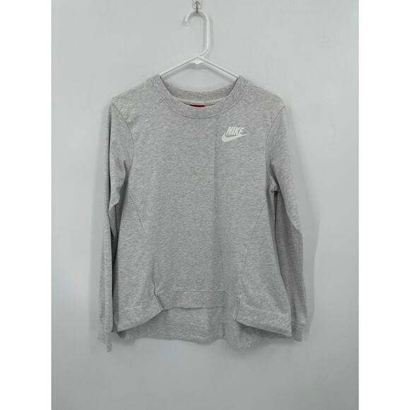 Nike Lightweight long Sleeve Pullover Top Size Small Hi-low hemline - Picture 1 of 6